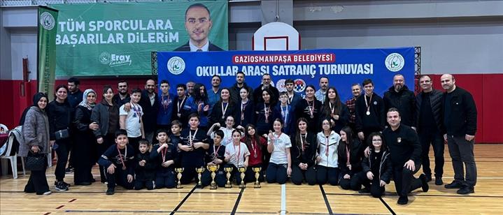 SATRANÇ TURNUVASINDA​ mavigün koleji’ne 10 KUPA